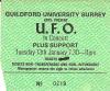 UFO 1981 Guildford ticket