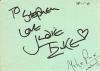 Judie Tzuke & Mike Paxman autographs