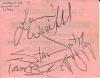 Wishbone Ash 1982 autographed rear of ticket