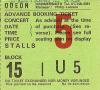 Uli Roth 1983 Hammersmith ticket front