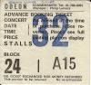 Johnny Winter 1983 Hammersmith ticket