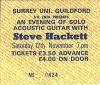 Steve Hackett 1983 Guildford ticket