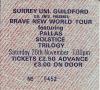 Pallas 1983 Guildford ticket