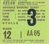 Robert Plant 1983 Hammersmith ticket front