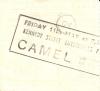 Camel 1984 Hammersmith ticket rear
