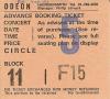 Dio 1984 Hammersmith ticket front