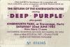 Deep Purple 1985 Knebworth ticket
