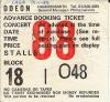Saga 1986 Hammersmith ticket front