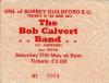 Bob Calvert 1986 Guildford ticket