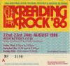 Reading Festival 1986 ticket