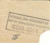 Bon Jovi 1986 Hammersmith ticket rear