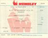 Aerosmith 1989 Wembley ticket