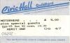 Motorhead 1991 Guildford ticket