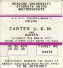 Carter USM 1991 Reading ticket