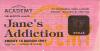 Jane's Addiction 1991 Brixton ticket