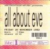 All About Eve 1992 Town & Country ticket