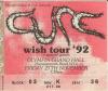 The Cure 1992 Olympia ticket