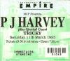 P.J. Harvey 1995 Shepherds Bush ticket