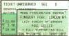 Paul Weller 1996 Finsbury Park ticket