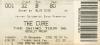 The Cure 1996 Wembley ticket