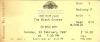 Black Crowes 1997 Royal Albert Hall ticket