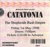 Catatonia 1998 Shepherds Bush ticket