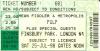 Pulp 1998 Finsbury Park ticket