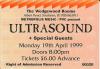 Ultrasound 1999 Portsmouth ticket
