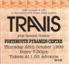 Travis 1999 Portsmouth ticket
