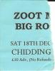 Zoot Money 1999 Chiddingfold ticket