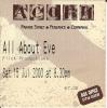 All About Eve 2000 Penzance ticket