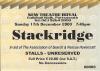 Stackridge 2000 Portsmouth ticket