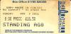 Gary Moore 2001 Portsmouth ticket