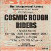 Cosmic Rough Riders 2001 Portsmouth ticket