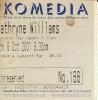 Kathryn Williams 2001 Brighton ticket