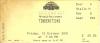Tindersticks 2001 Royal Albert Hall ticket
