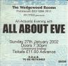 All About Eve 2002 Portsmouth ticket