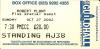 Robert Plant 2002 Portsmouth ticket