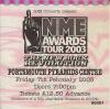 NME Awards Tour 2003 Portsmouth ticket