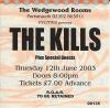 The Kills 2003 Portsmouth ticket