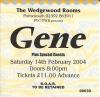 Gene 2004 Portsmouth ticket