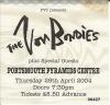 Von Bondies 2004 Portsmouth ticket