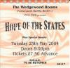 Hope Of The States 2004 Portsmouth ticket