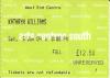 Kathryn Williams 2004 Aldershot ticket