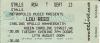 Lou Reed 2004 Hammersmith ticket