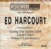Ed Harcourt 2004 Portsmouth ticket