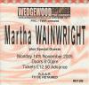 Martha Wainwright 2005 Portsmouth ticket