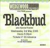 Blackbud 2006 Portsmouth ticket
