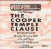 Cooper Temple Clause 2006 Portsmouth ticket