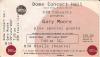 Gary Moore 2007 Brighton ticket